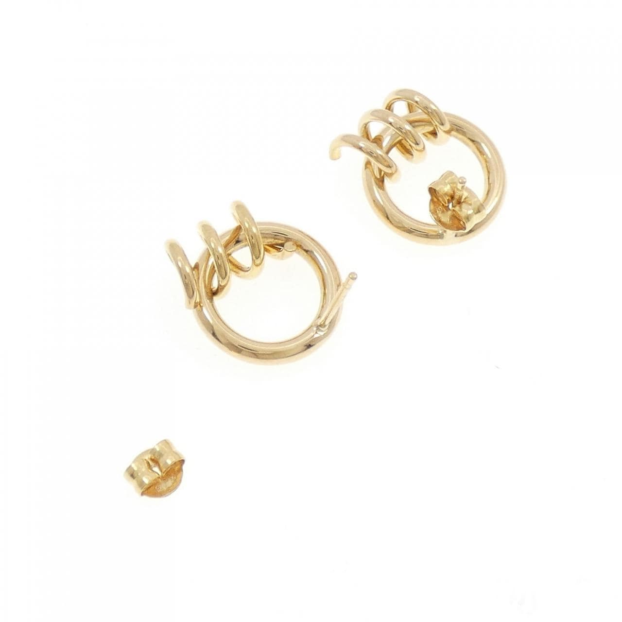 K18YG earrings