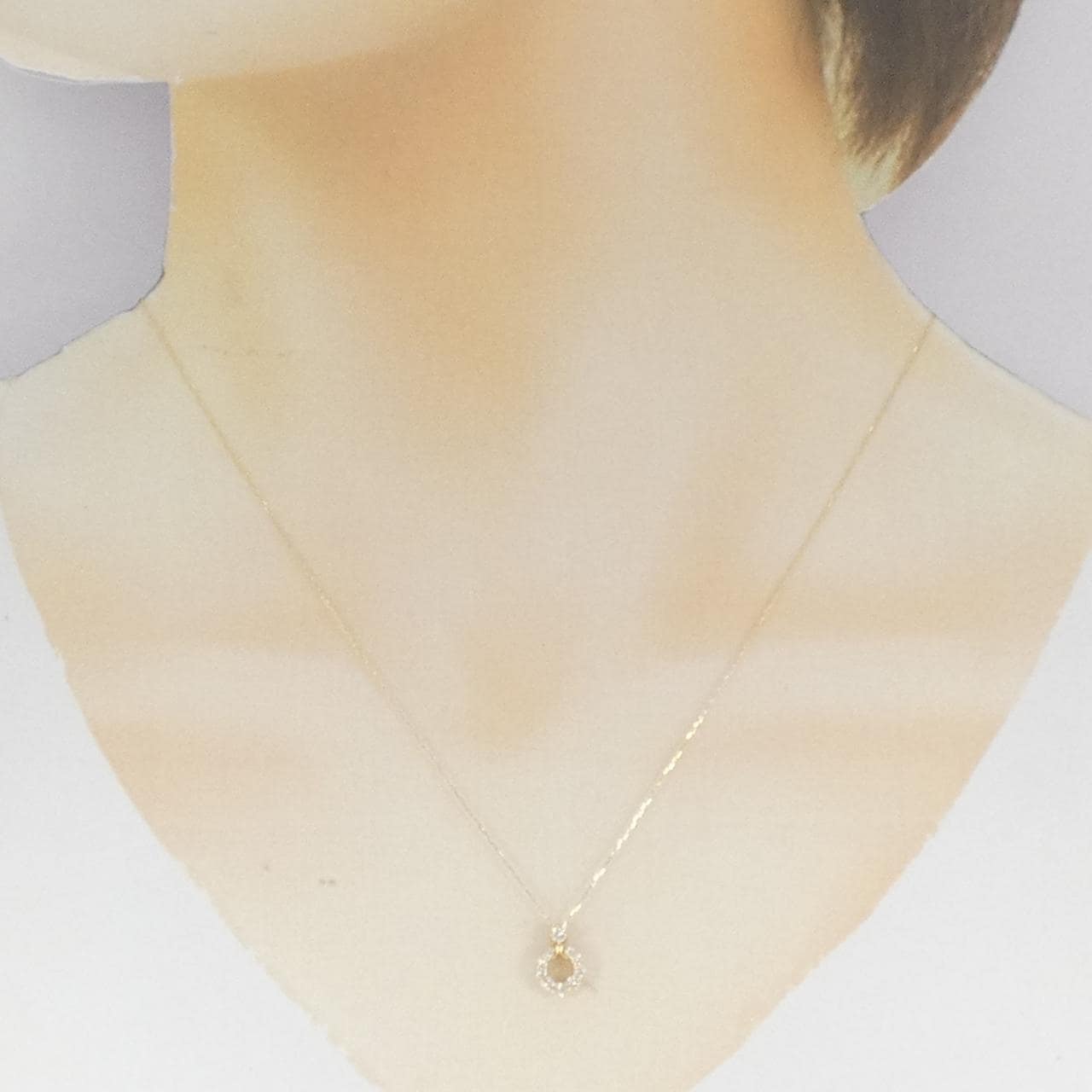 【新品】K18YG ダイヤモンド ネックレス 0.20CT