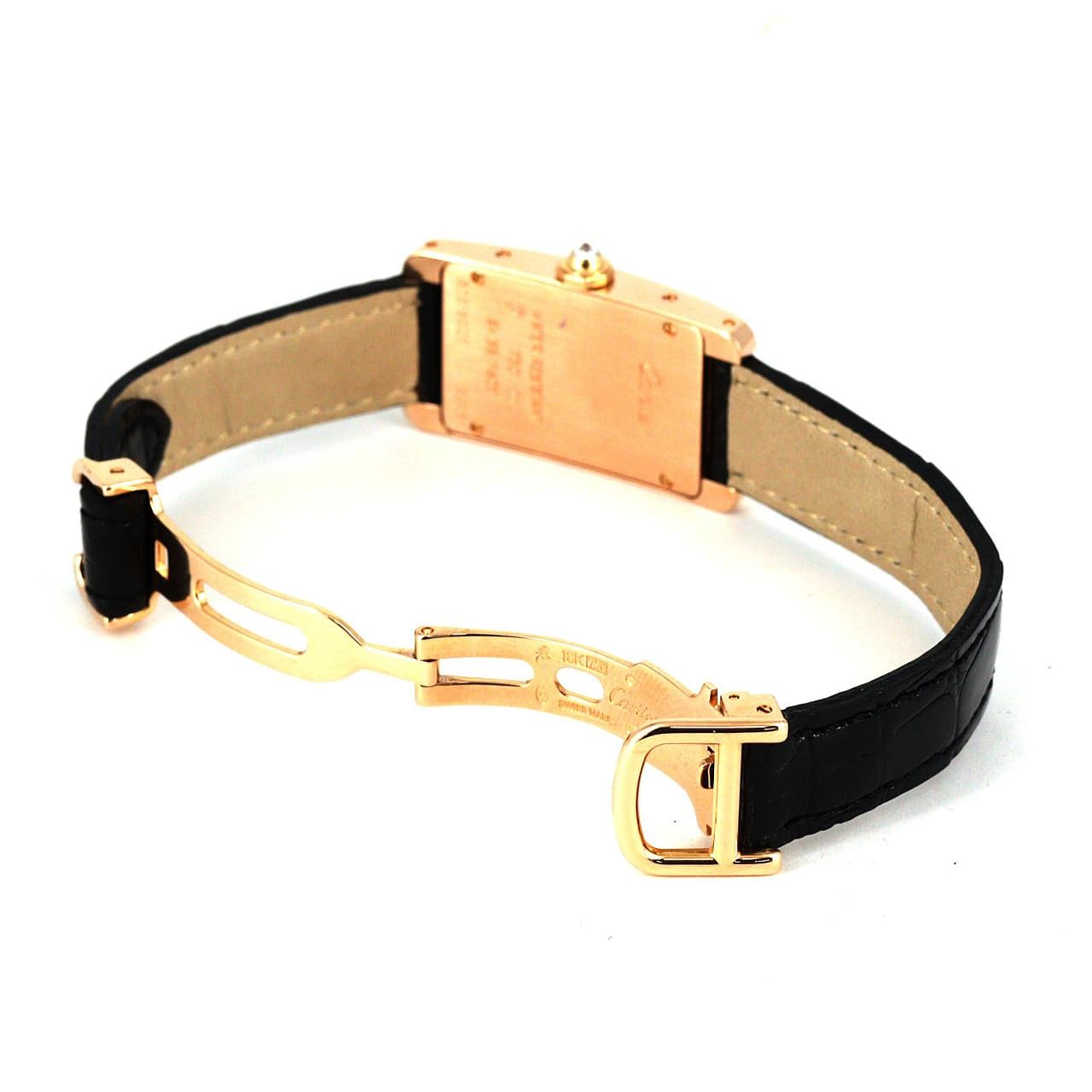 カルティエ タンクアメリカンSM PG/クロスD WB707931 PG･RG クォーツ