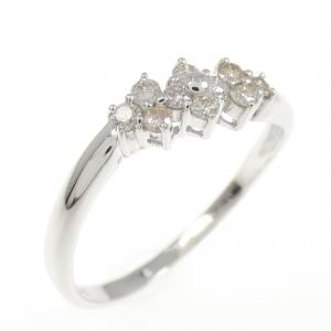 K18WG ダイヤモンド リング 0.20CT