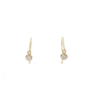 K18YG ダイヤモンド ピアス 0.18CT