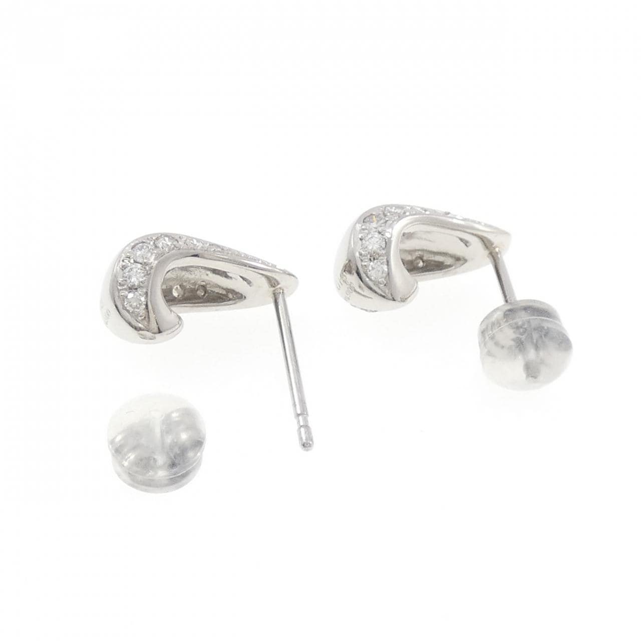 PT900 ダイヤモンド ピアス 0.26CT