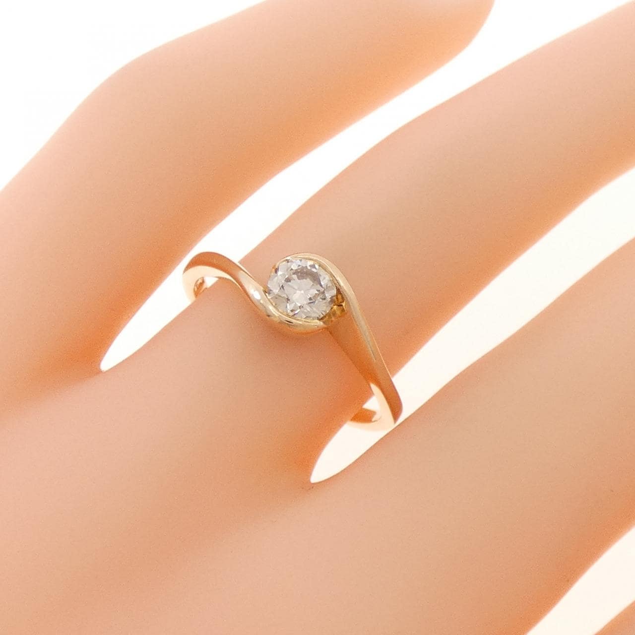 750PG ダイヤモンド リング