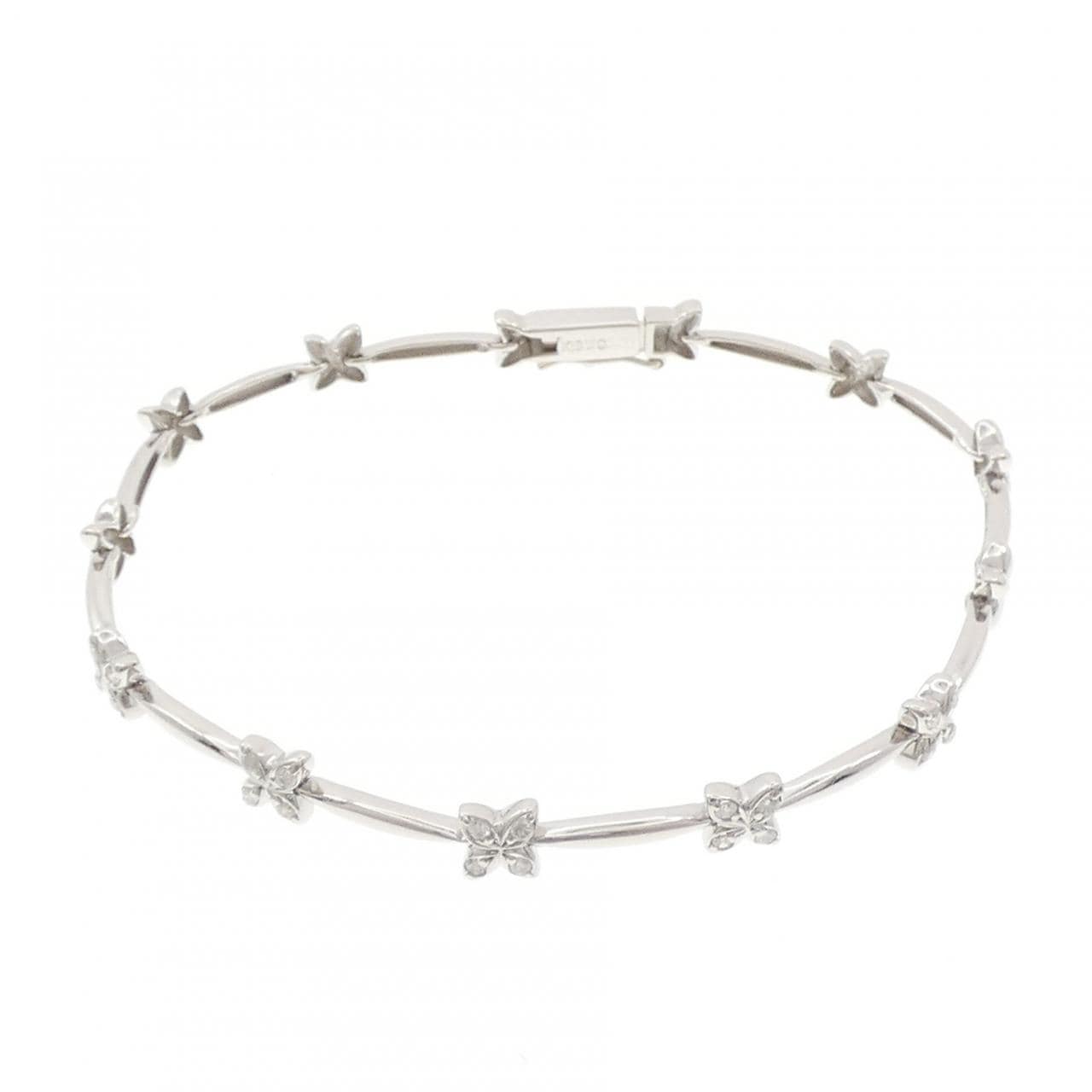 K18WG ダイヤモンド ブレスレット 0.20CT