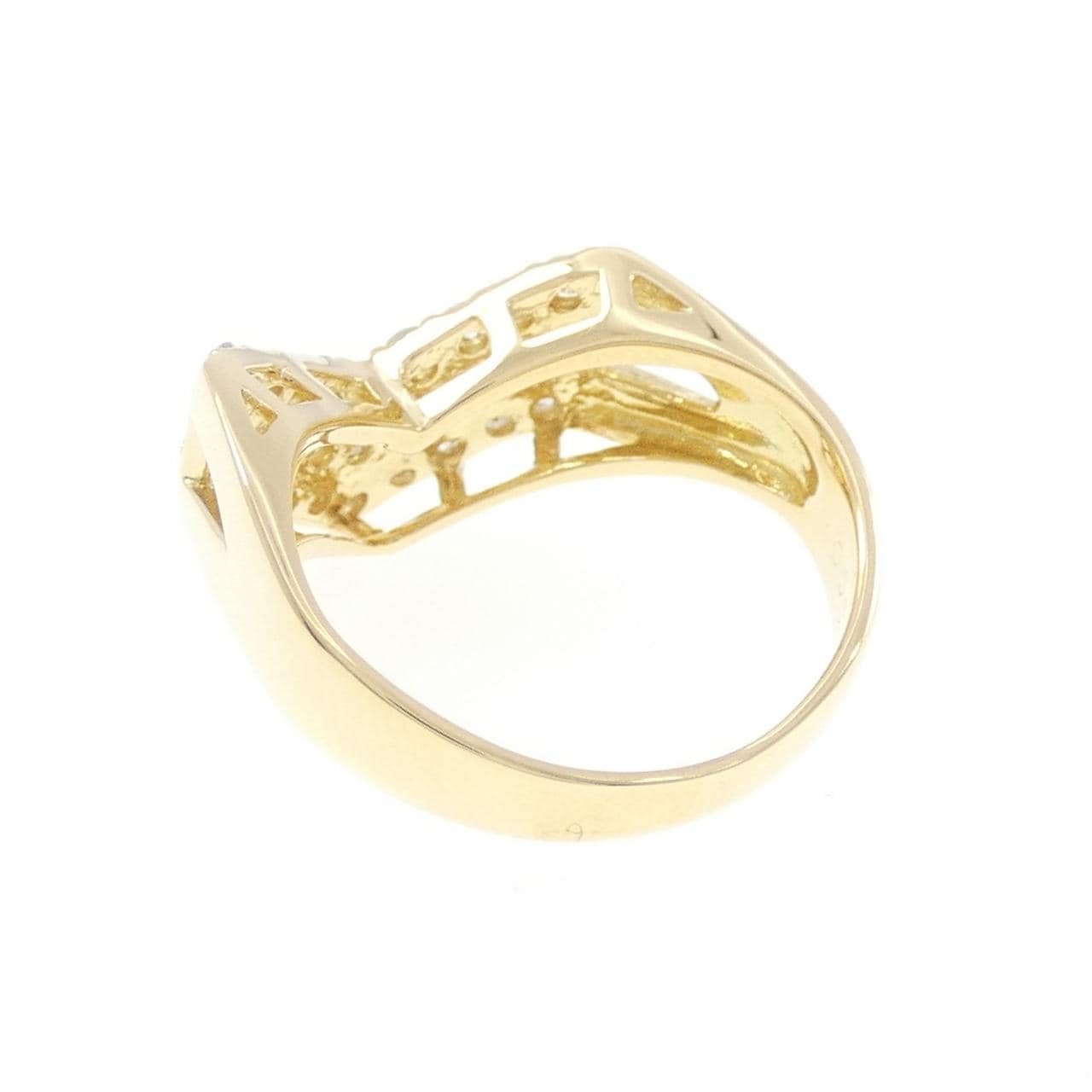 K18YG ダイヤモンド リング 0.56CT