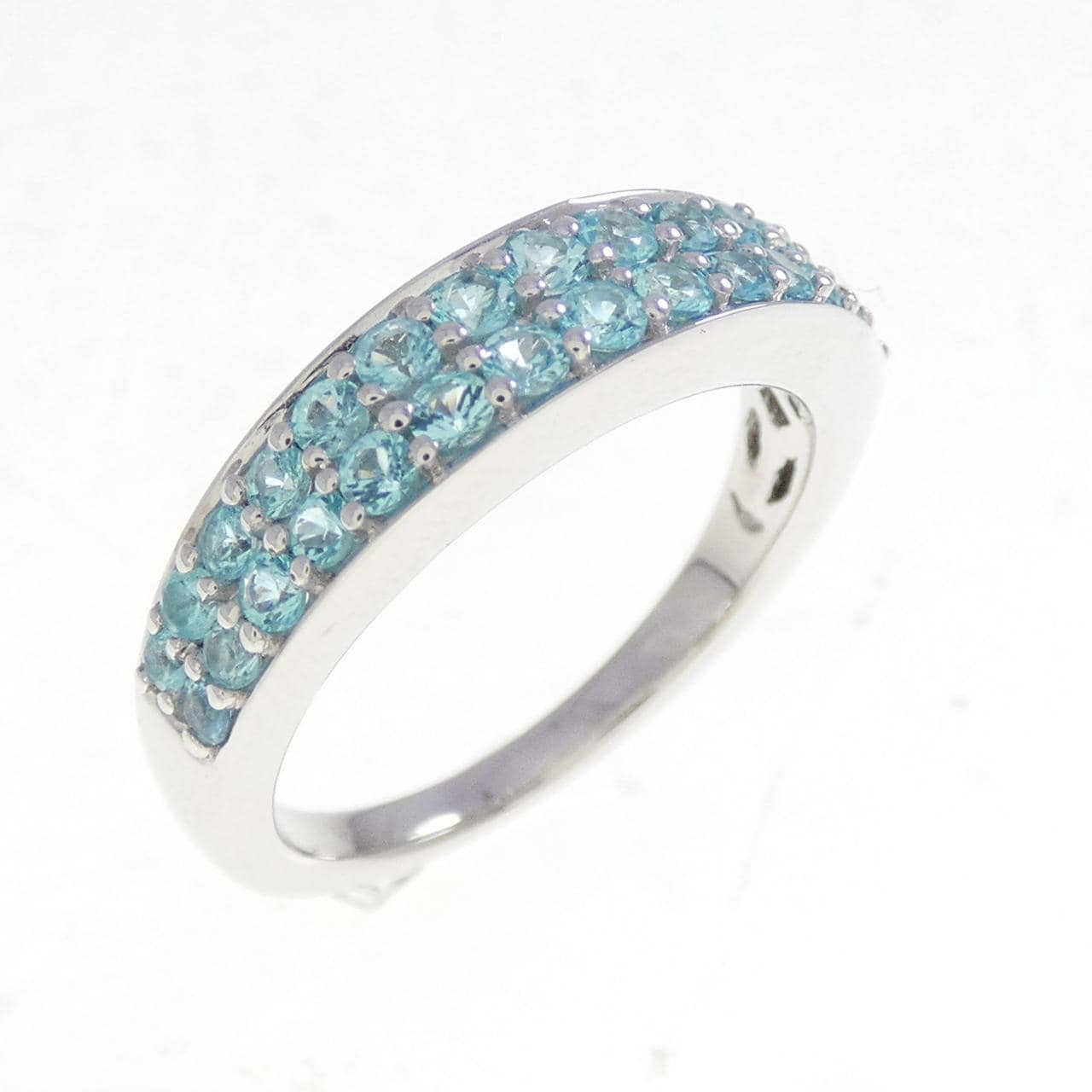 K18WG トルマリン リング