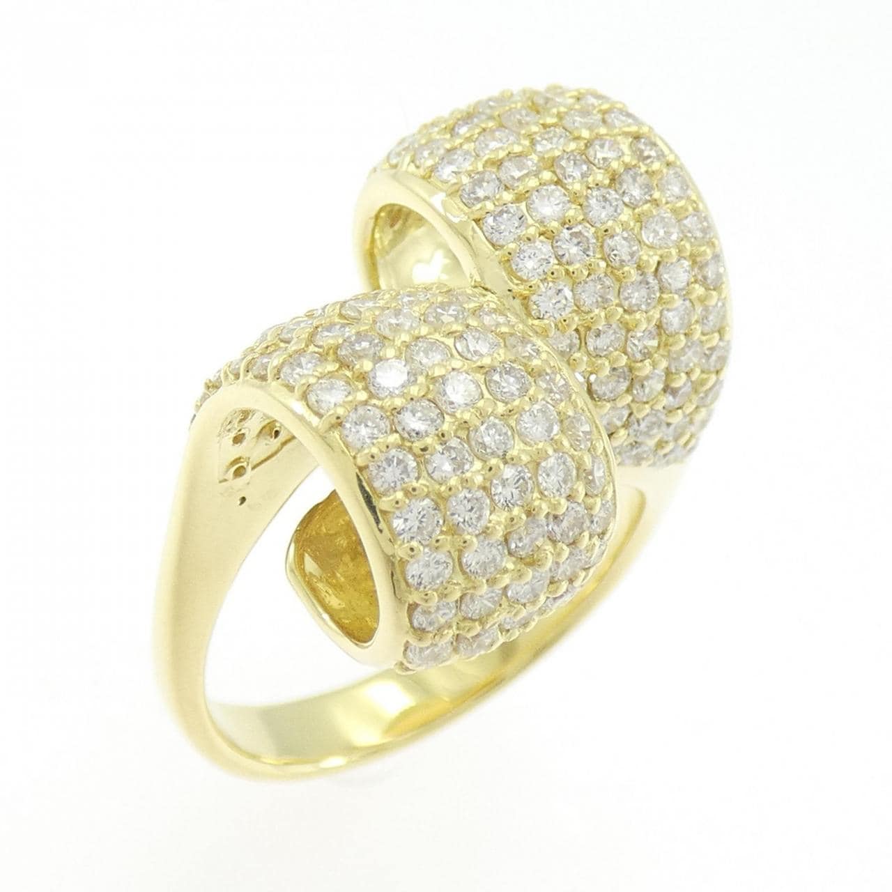 K18YG ダイヤモンド リング 1.64CT