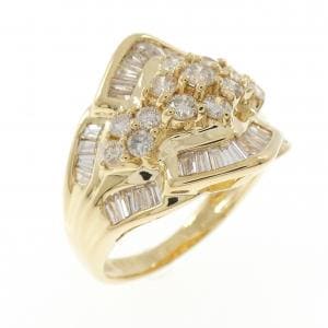 K18YG ダイヤモンド リング 1.50CT