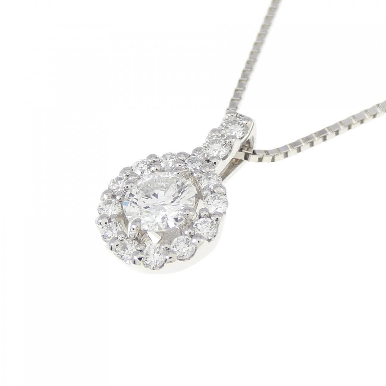 [BRAND NEW] PT Diamond Necklace 0.203CT E SI2 Good