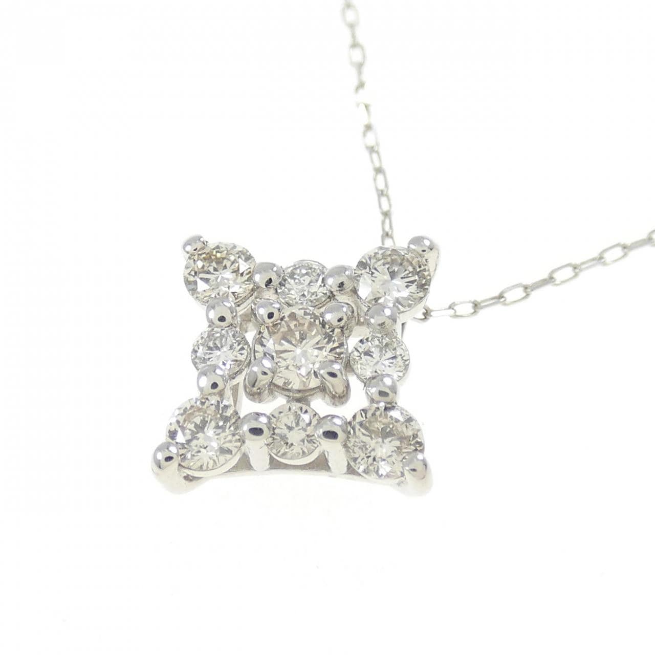【新品】PT ダイヤモンド ネックレス 0.30CT