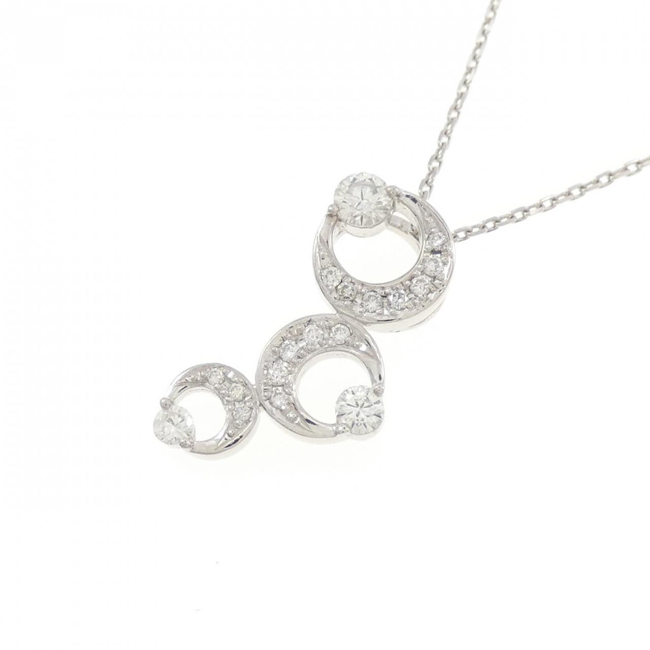 PT ダイヤモンド ネックレス 0.33CT