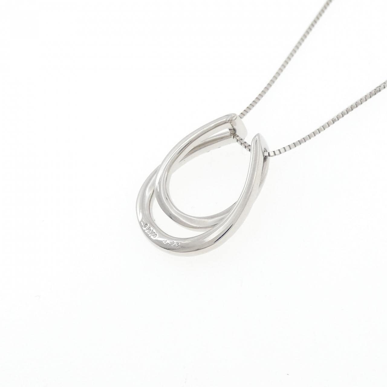 PT900/PT850 ホースシュー ダイヤモンド ネックレス 0.25CT