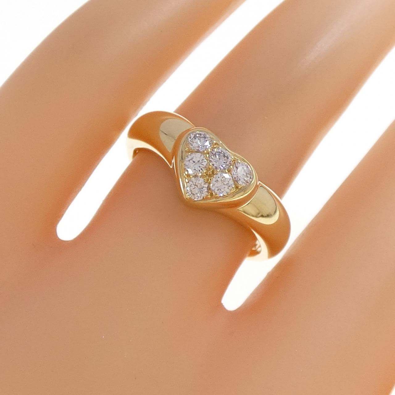 TIFFANY密镶心形戒指
