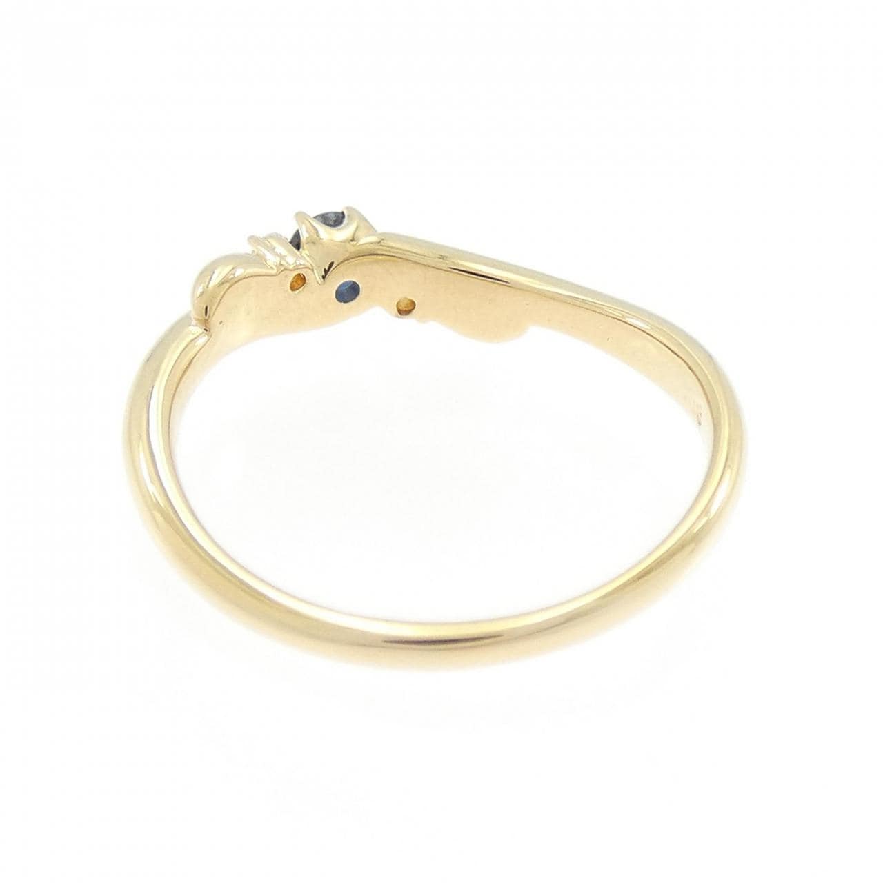 K18YG サファイヤ リング