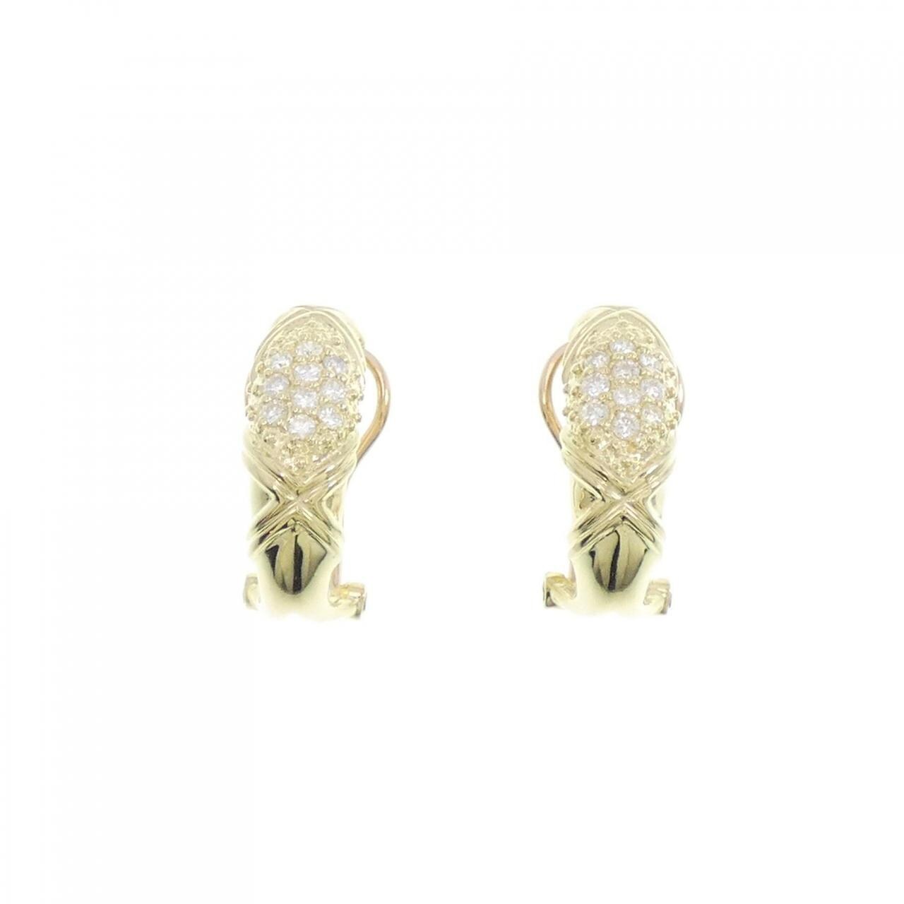 K18YG Diamond Earrings 0.24CT