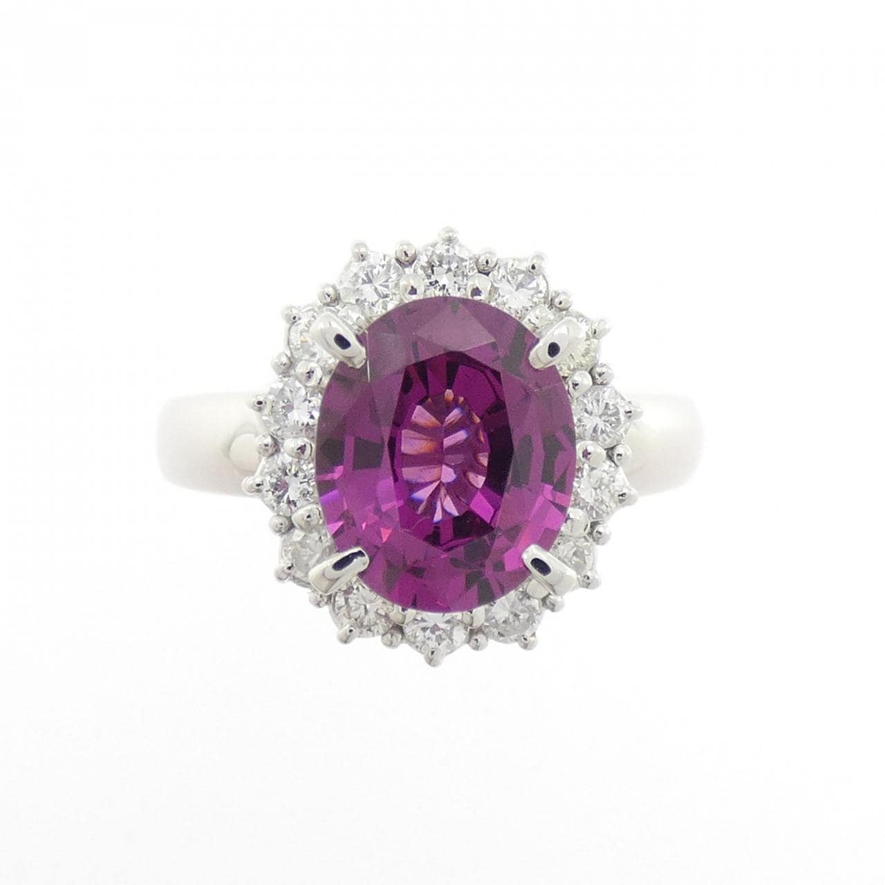 PT900 ガーネット リング 2.431CT