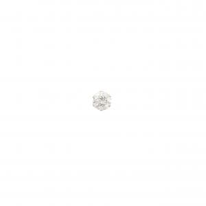 K18PG ソリティア ダイヤモンド ピアス 0.15CT 片耳