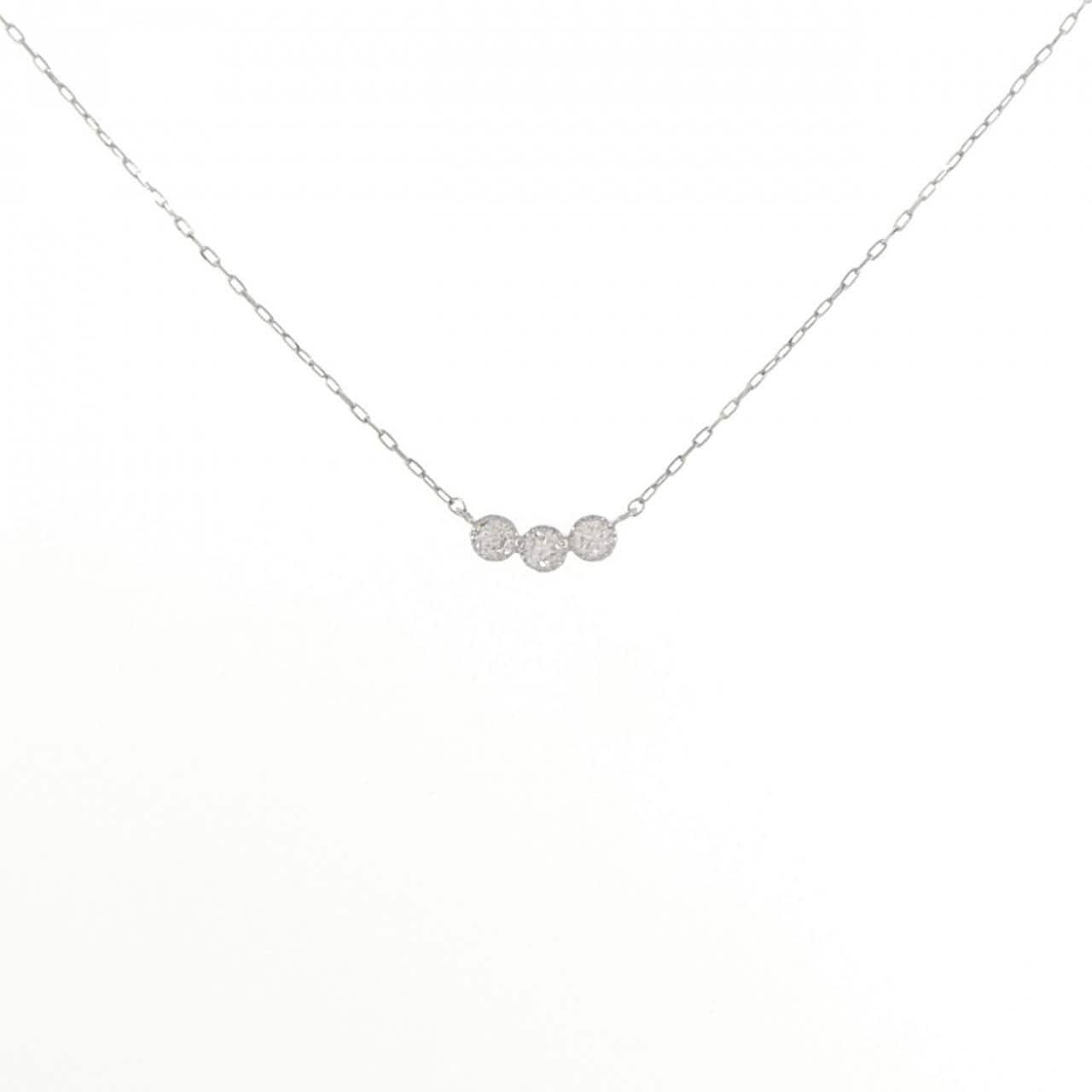 [BRAND NEW] PT Diamond Necklace 0.10CT