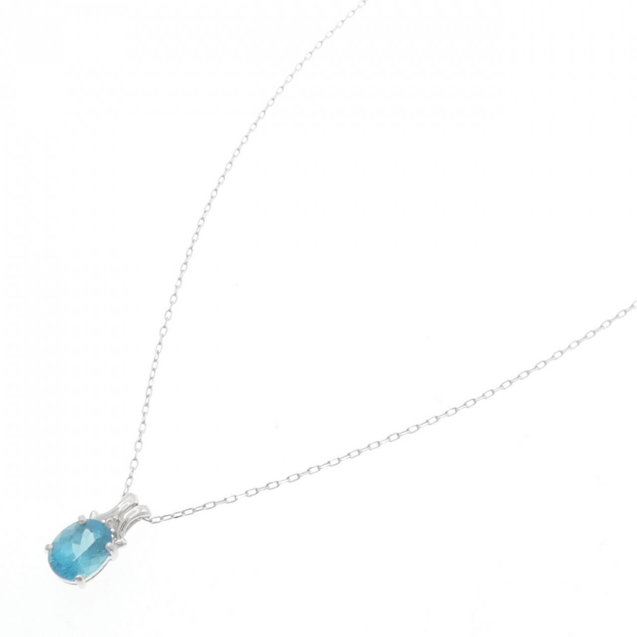 K18WG磷灰石項鏈1.01CT