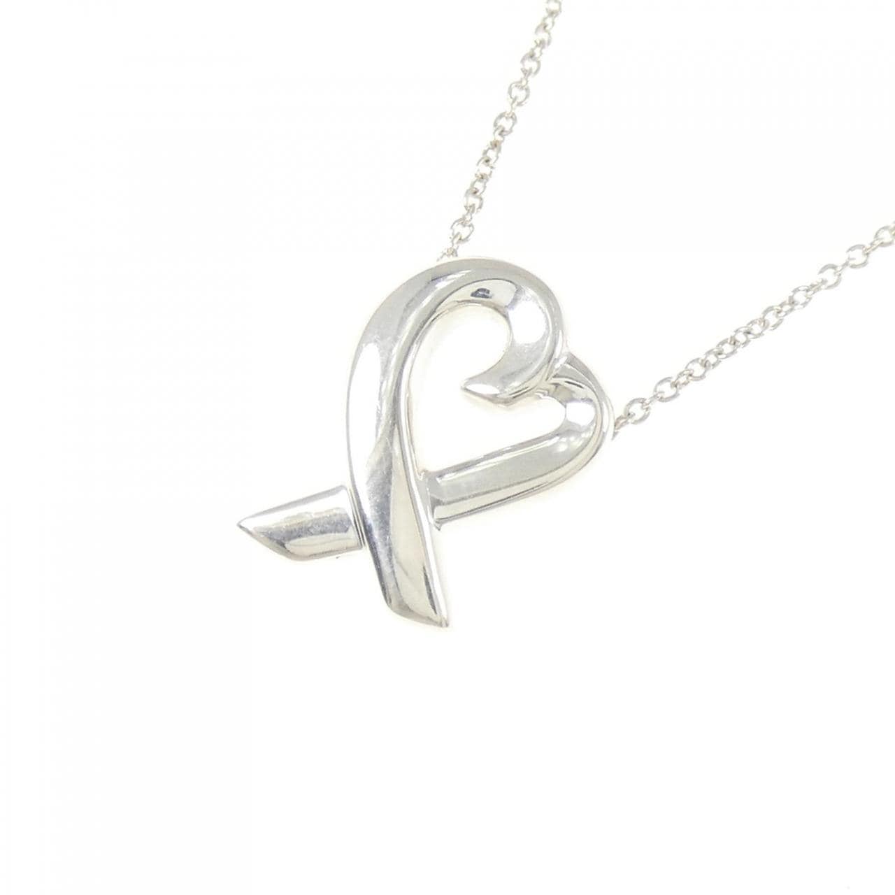 ティファニー ラビングハート スモール ネックレス