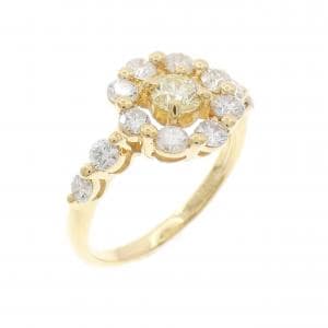 K18YG ダイヤモンド リング 0.28CT