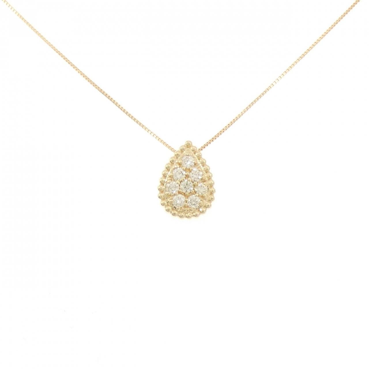 K18YG ダイヤモンド ネックレス 0.28CT