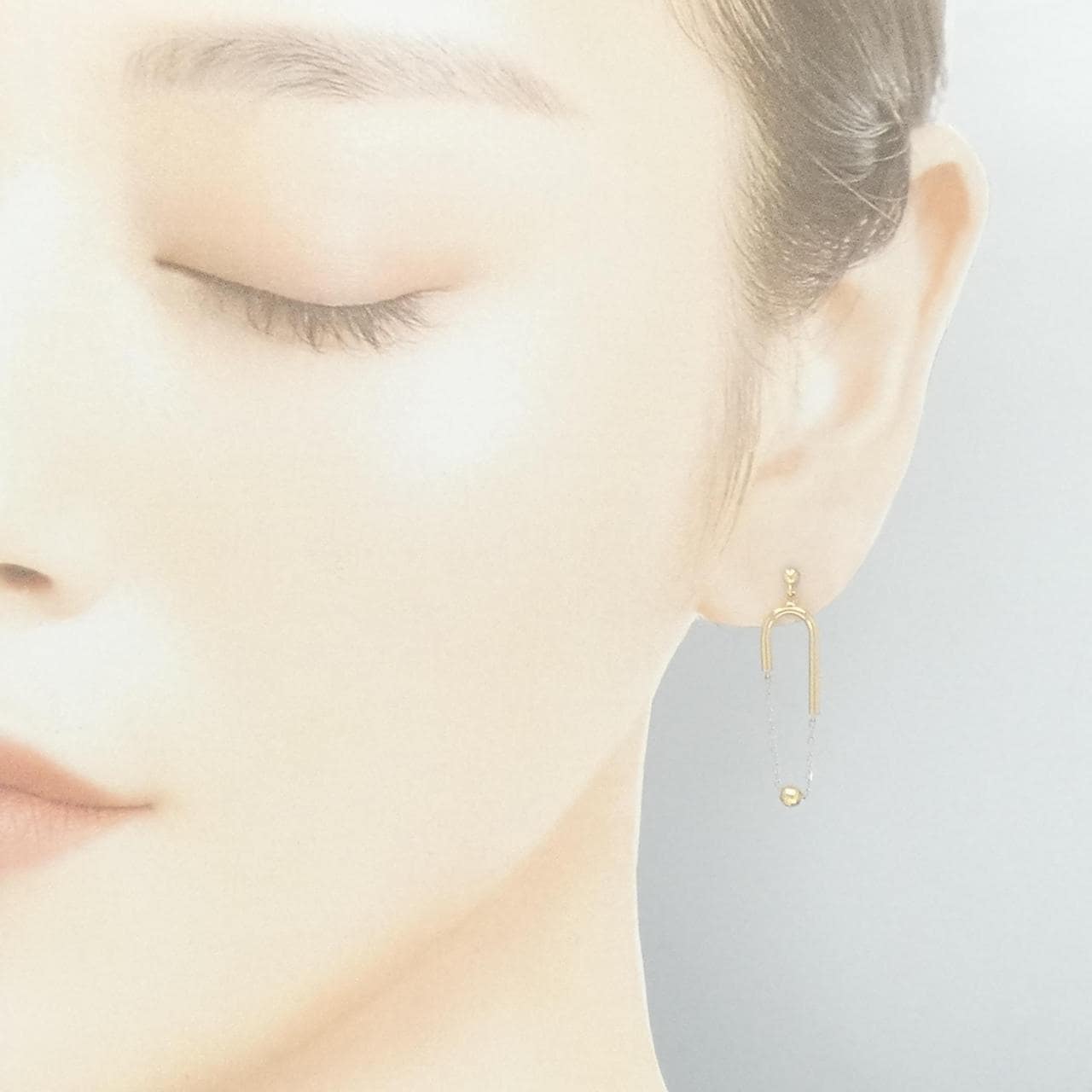 K10YG/K10WG earrings