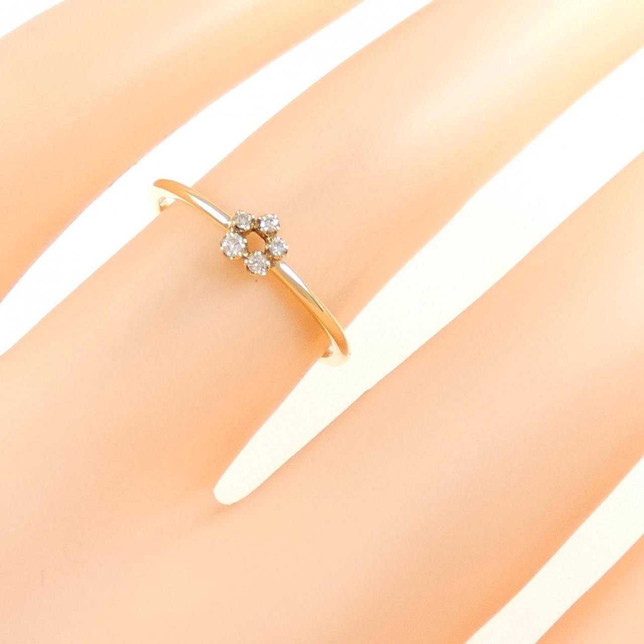 アーカー ビリーブデュウフローレントプチ リング 0.03CT