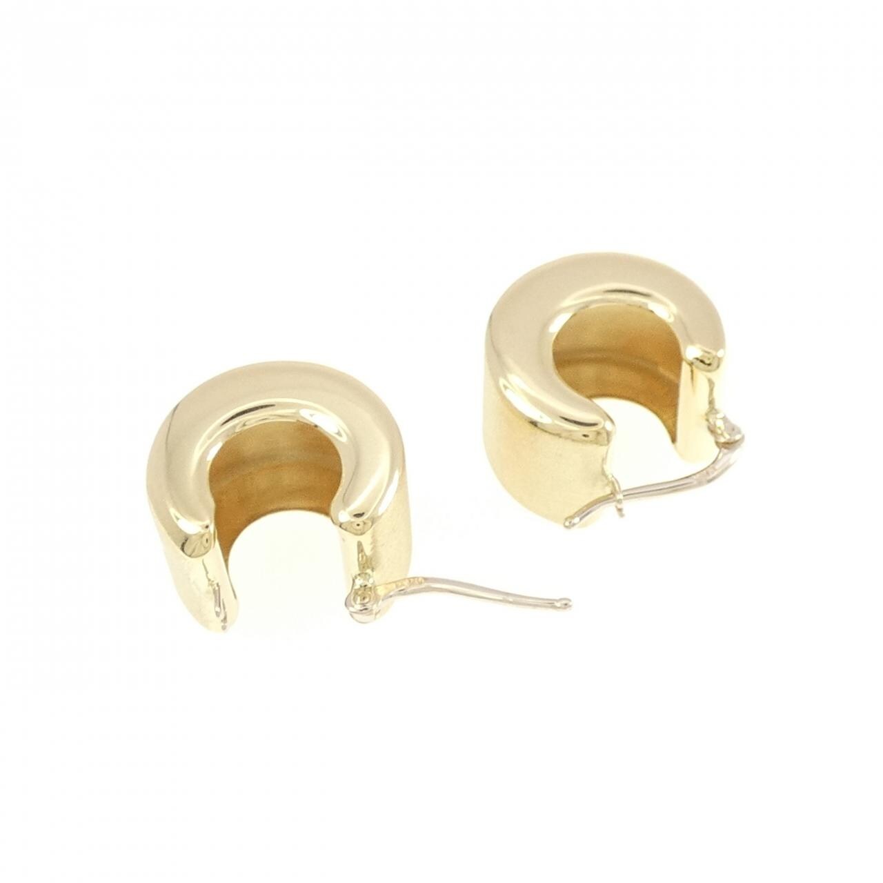 750YG earrings