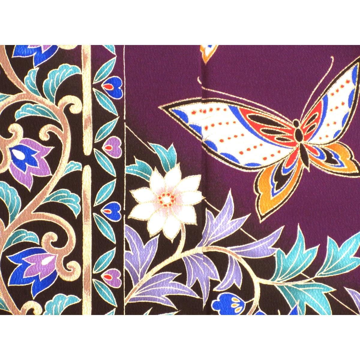 振袖　友禅金彩加工　身丈Ｓ寸