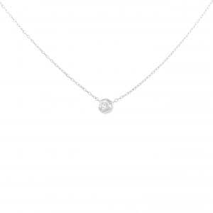 スタージュエリー ムーンセッティング ネックレス 0.06CT