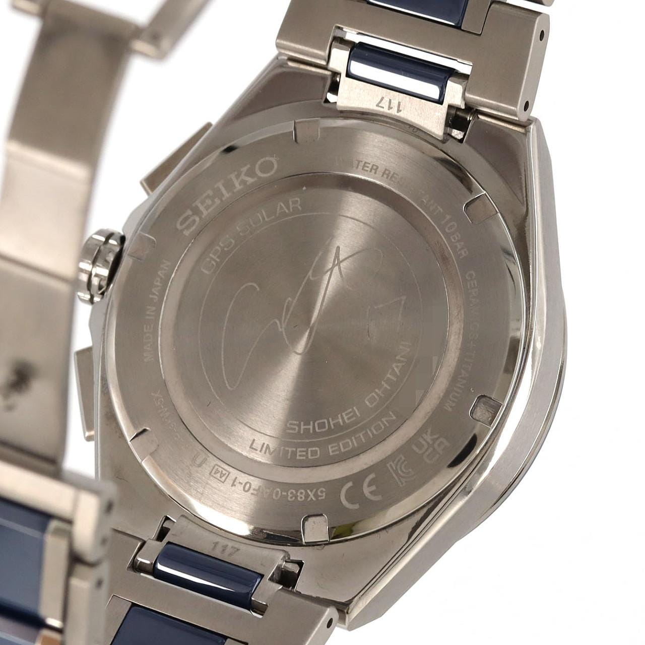 SEIKO Astron GPS 电波表 大谷翔平限量版 5X83-0AF0-1/SBXC165 TI 太阳能石英