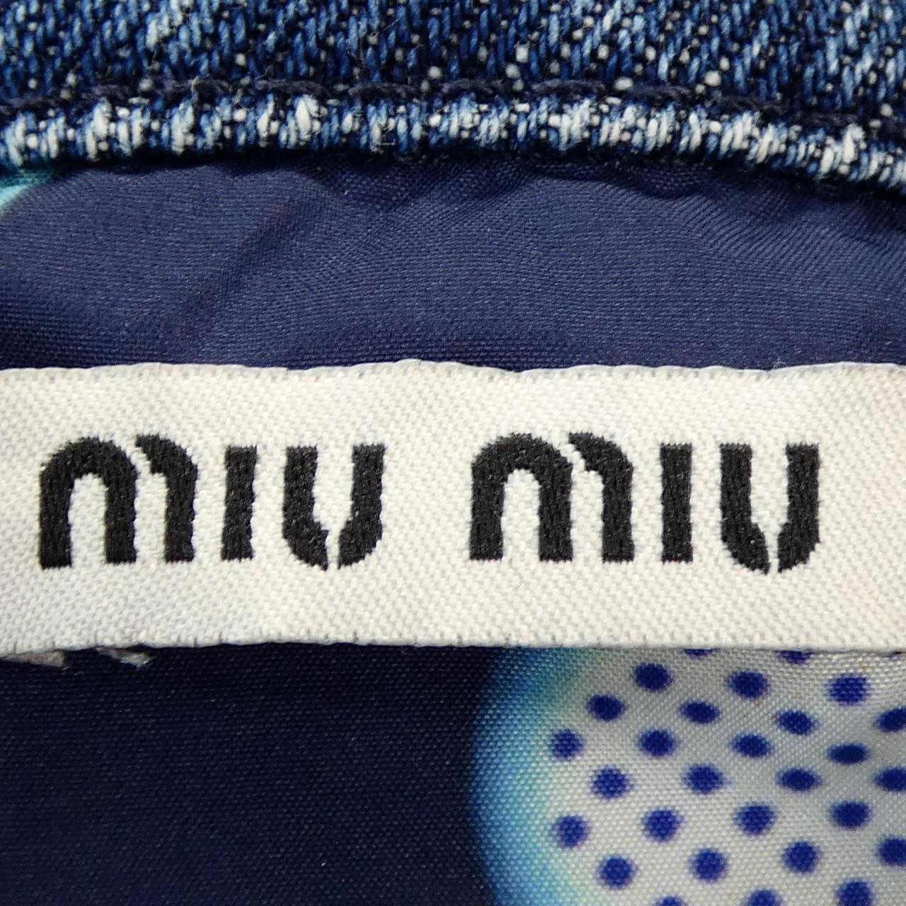ミュウミュウ MIU MIU GWS015 1AES デニムジャケット
