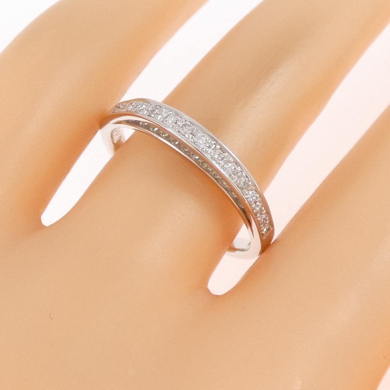 K18WG ダイヤモンド リング 0.16CT