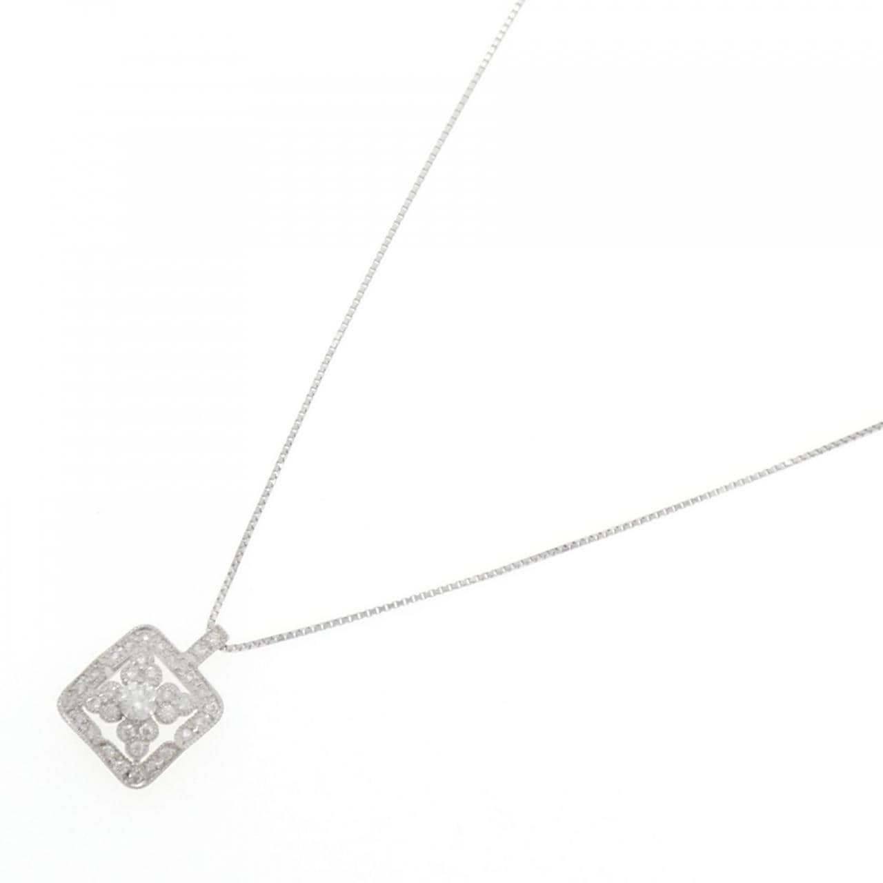 PT900/PT850 ダイヤモンド ネックレス 0.146CT