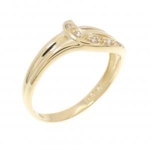 K18YG ダイヤモンド リング 0.04CT