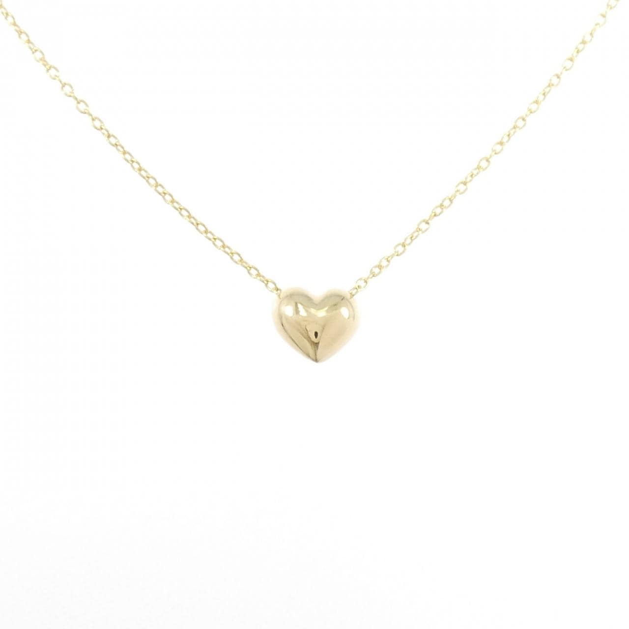 K18YG ハート ネックレス