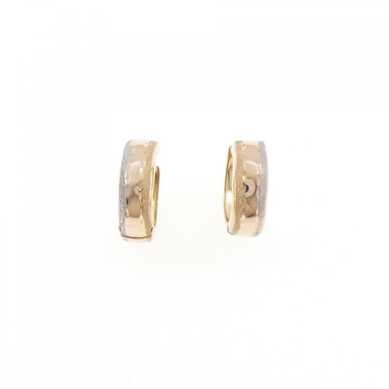 K18スリーカラー ピアス