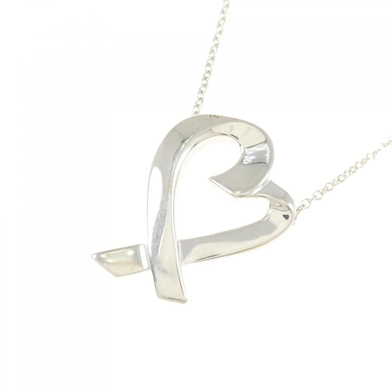 ティファニー ラビングハート ネックレス