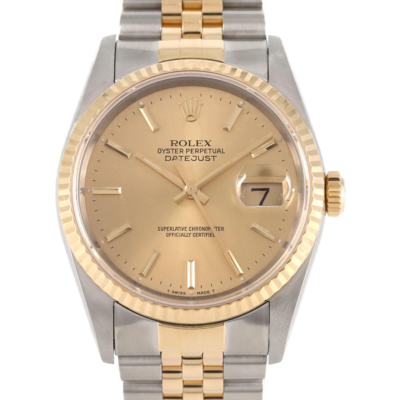 ROLEX Datejust 16233 SSxYG Automatic L number