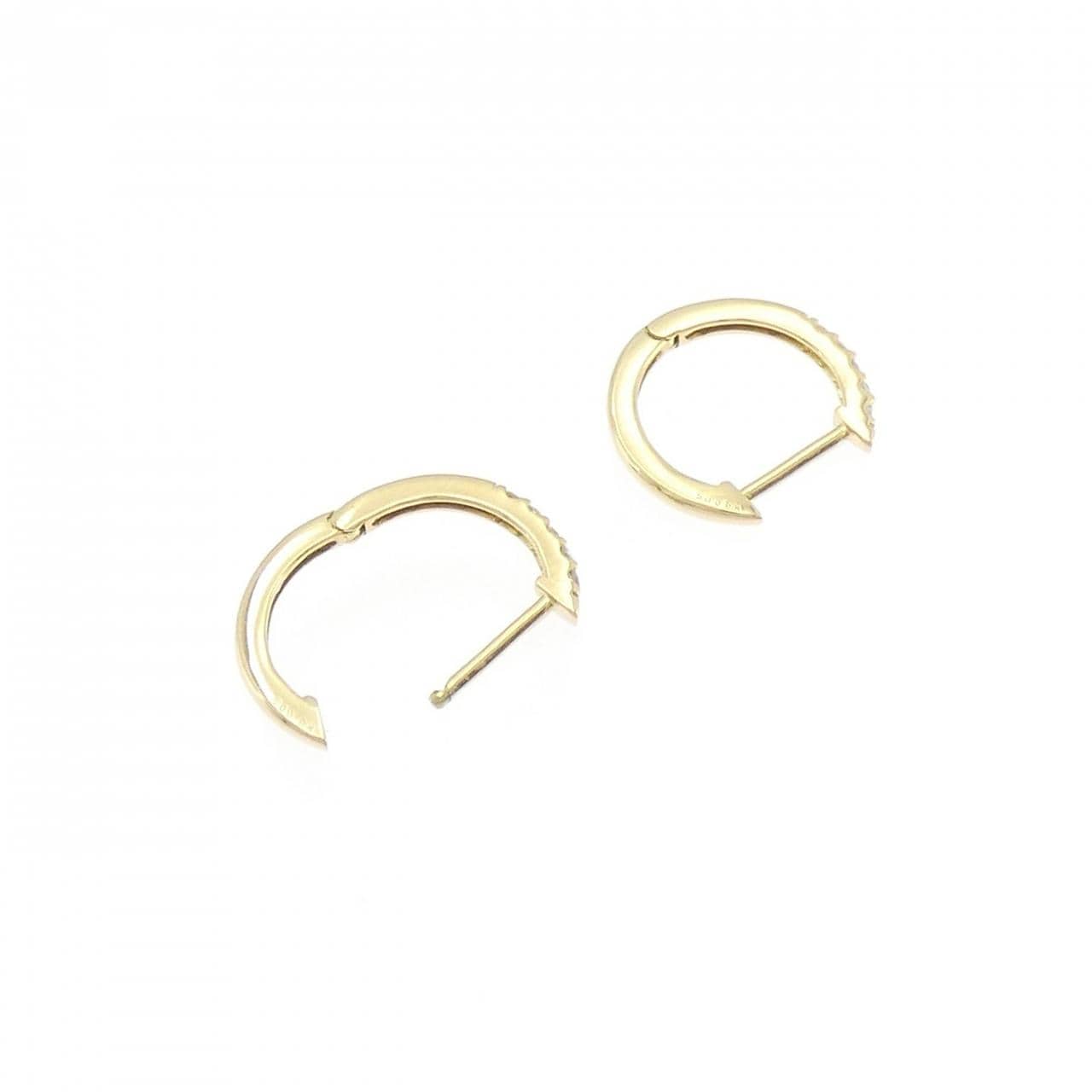 【リメイク】K18YG ダイヤモンド ピアス 0.10CT
