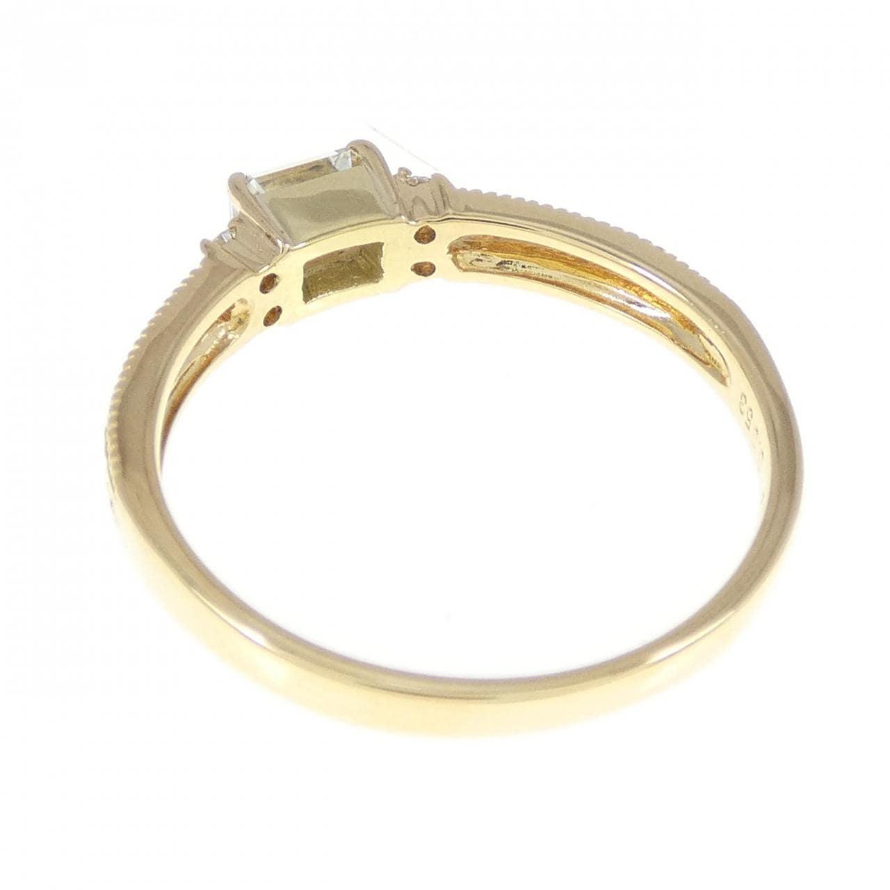 K18YG ダイヤモンド リング 0.373CT