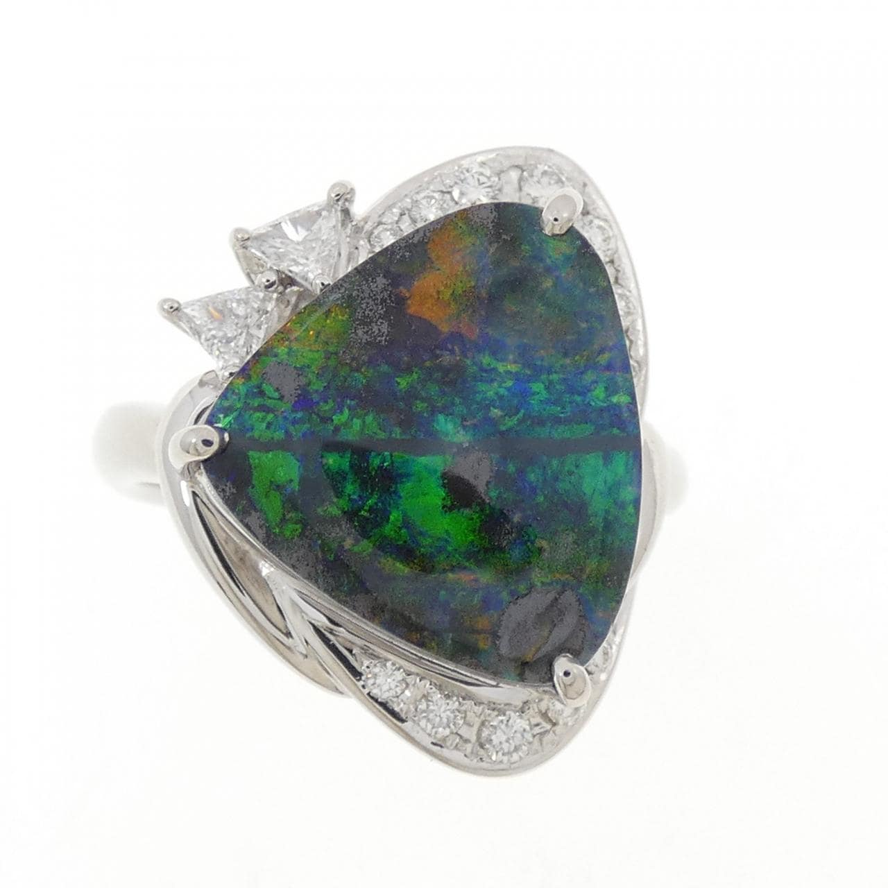 奥佳 ボルダーオパール リング 6.68CT