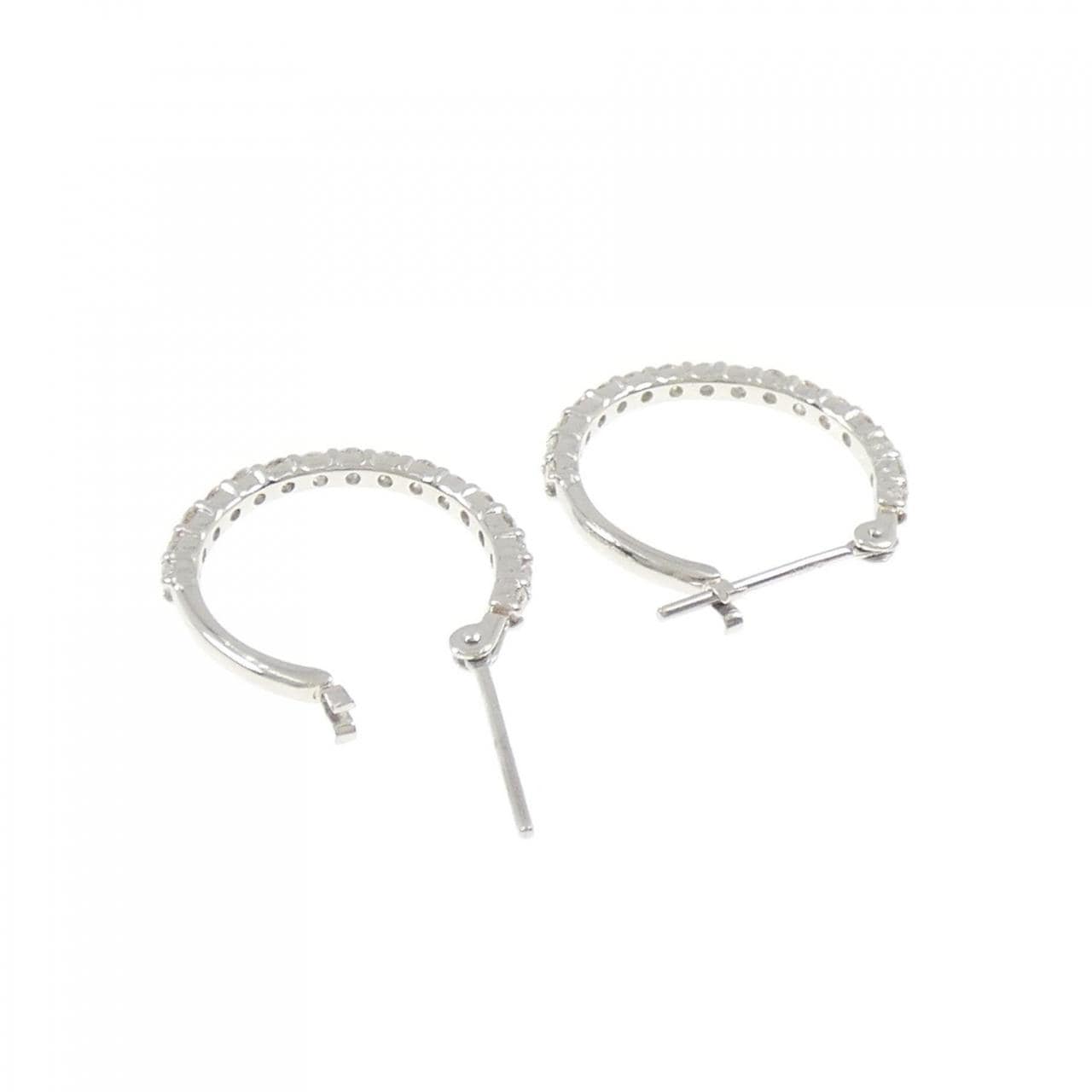 PT900 ダイヤモンド ピアス 0.50CT