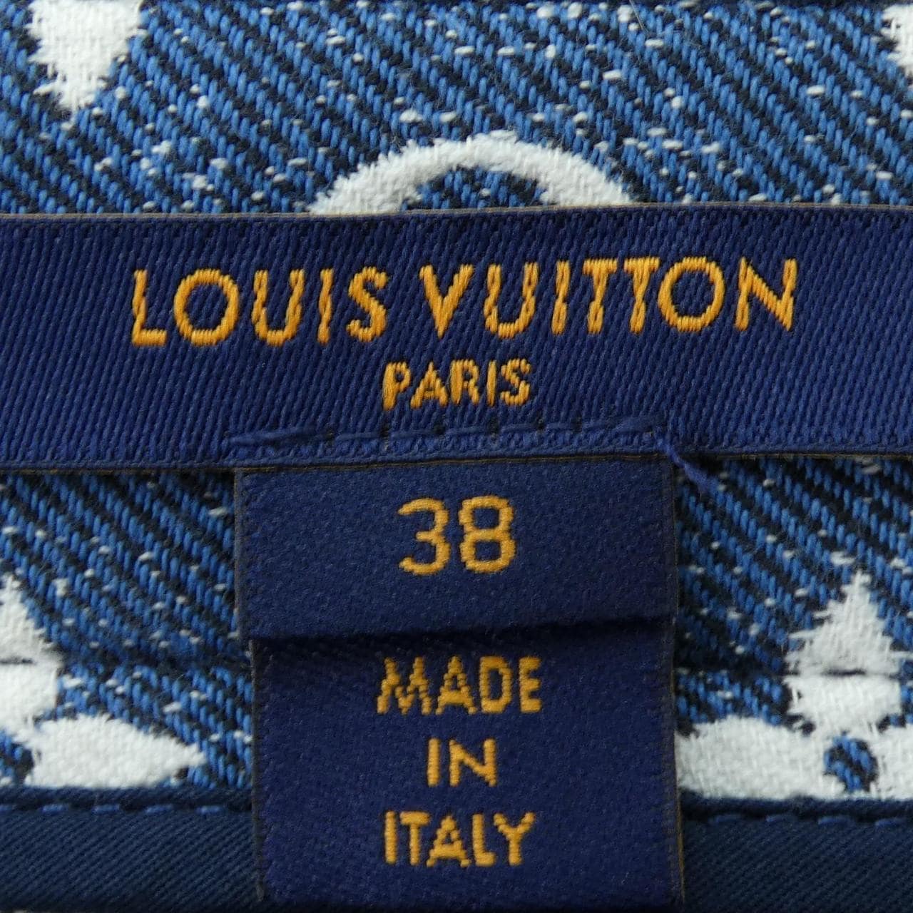 LOUIS VUITTON Monogram提花牛仔半身裙 FMSK27KJ2