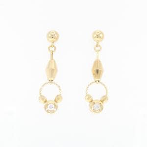 K18YG ダイヤモンド ピアス 0.10CT