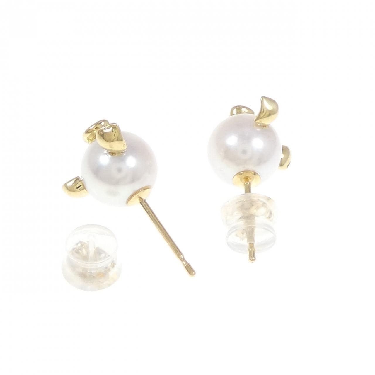 K18YG ピッグ アコヤパール ピアス 8mm