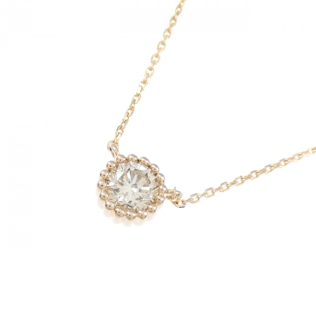K18PG ダイヤモンド ネックレス 0.30CT