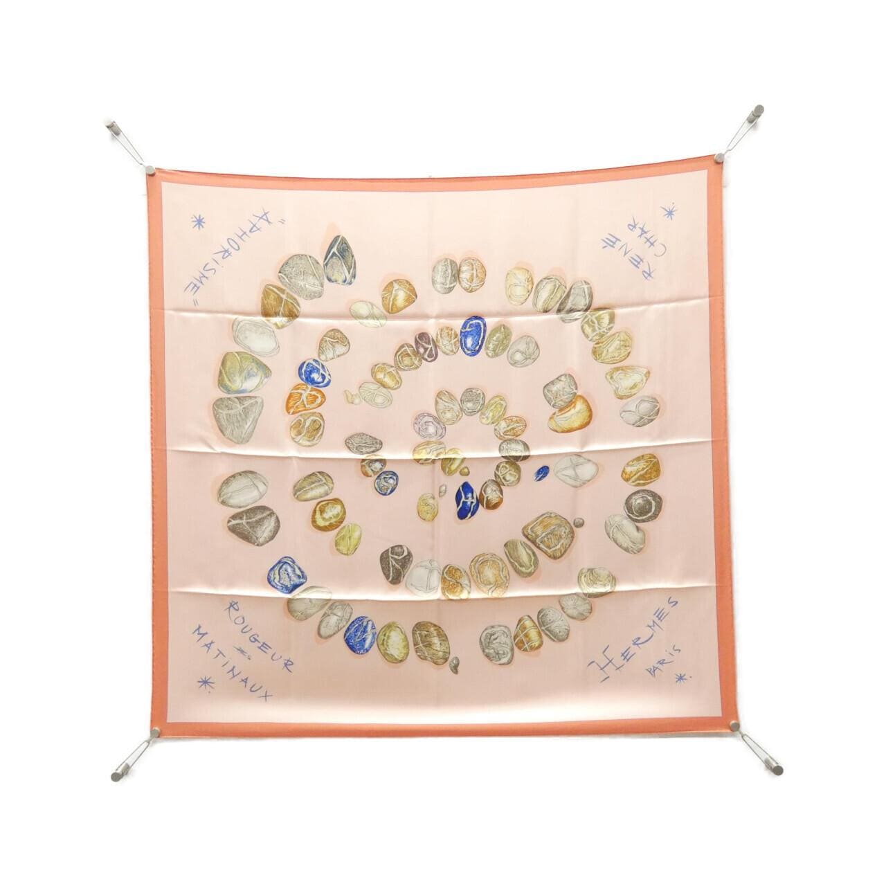 HERMES APHORISSM Carre Scarf