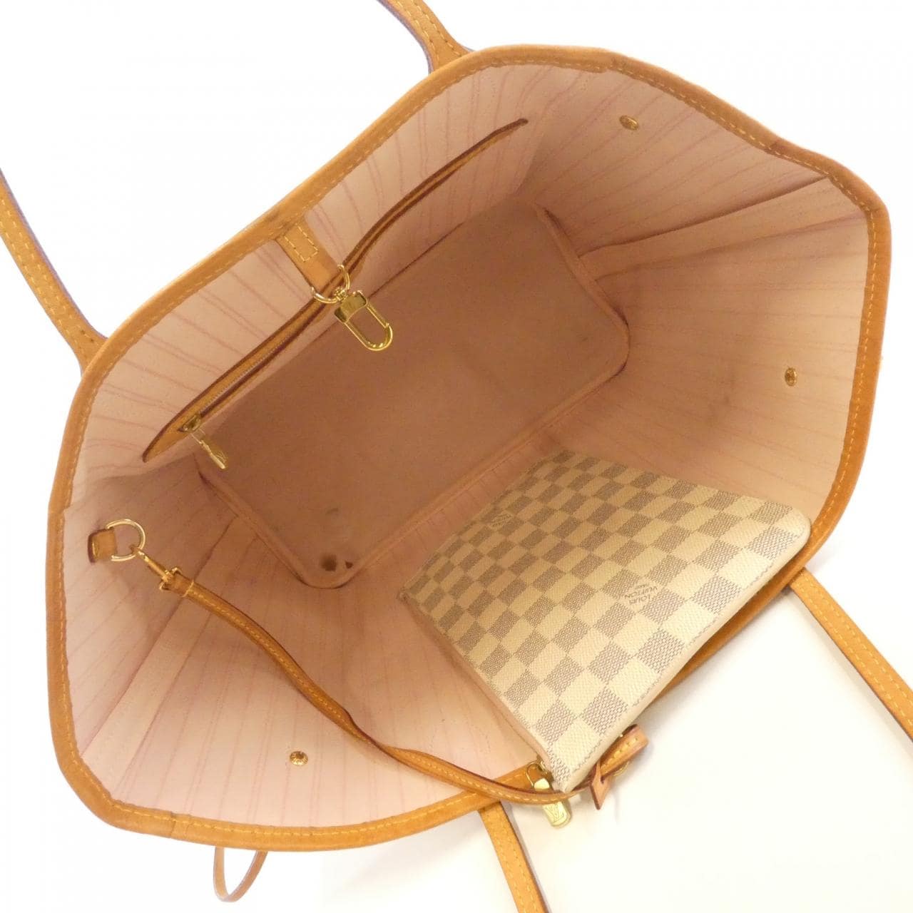 ルイヴィトン ダミエ アズール ネヴァーフル MM N41605 バッグ